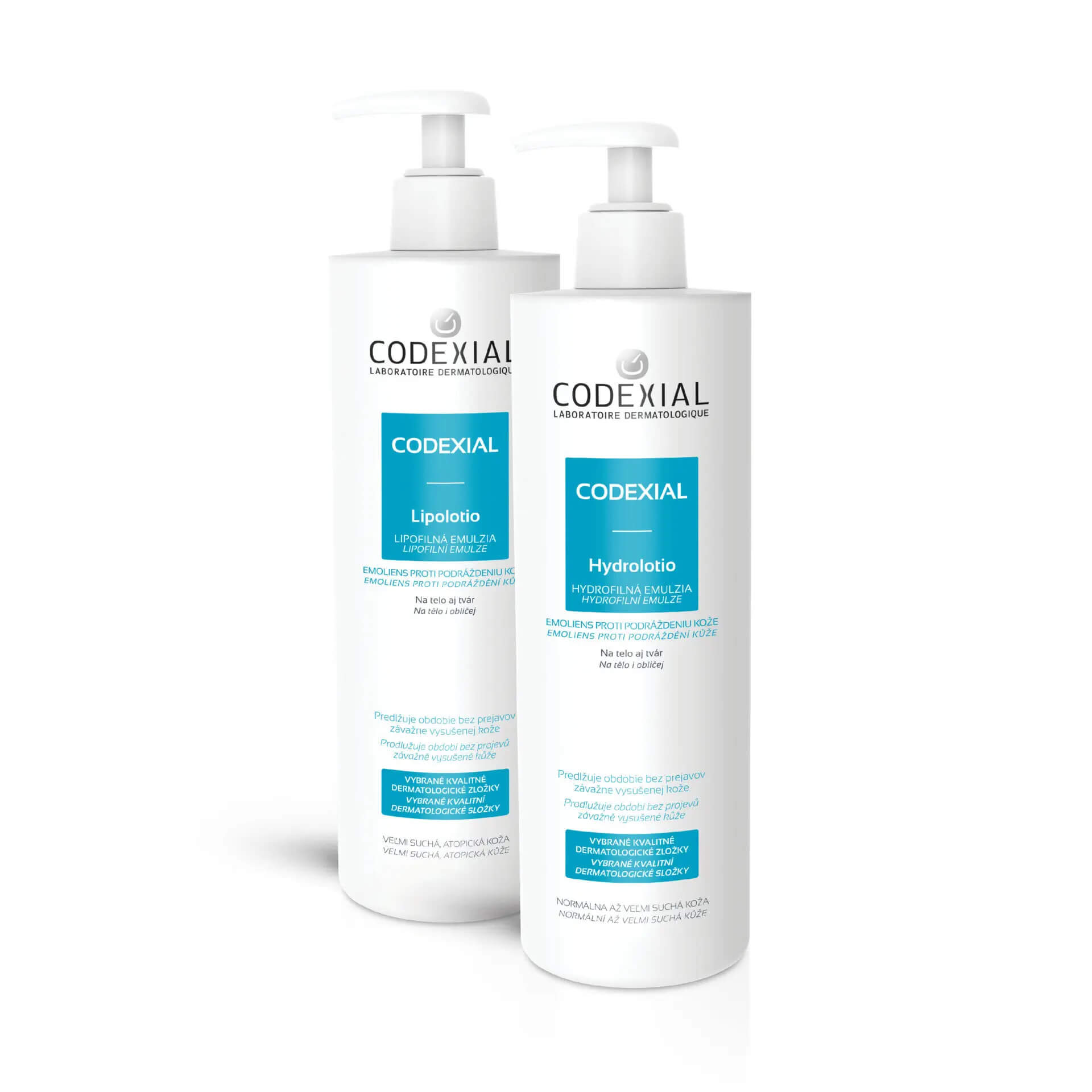 Codexial Lipolotio & Hydrolotio zvýhodnený balíček 2x400ml